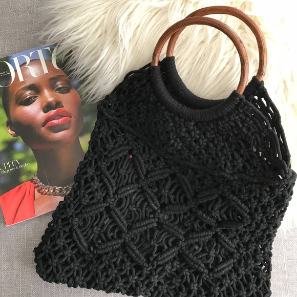 Handmade Macramé Purse - Picture 1 of 2